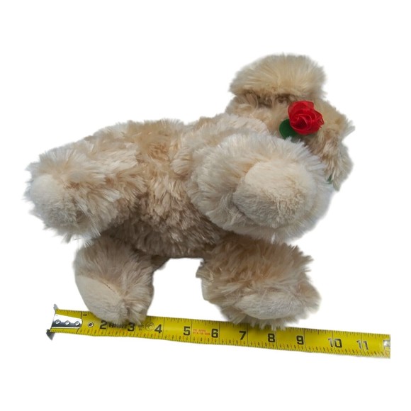 Hug Me Toys New Labradoodle Plush With Rose Hug Me Stuffed Animal 1